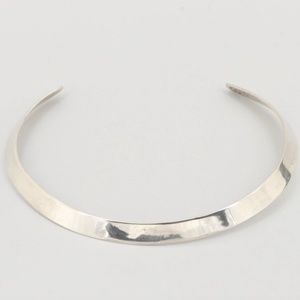 Taxco Mexico Sterling Silver Cuff Collar Necklace